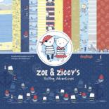 Popieriaus rinkinys 15x15 cm - Zoe & Ziggys Sailing Adventures