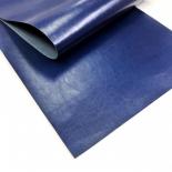 Glancēta mākslīgā āda - Dark blue (50x35 cm)