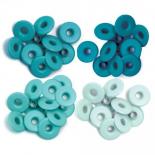 Wide eyelets - Aqua