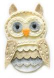 Cutting die -Plush Wise Owl