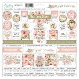 Chipboard stickers - City of Love