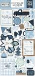 Chipboard accents - Winter